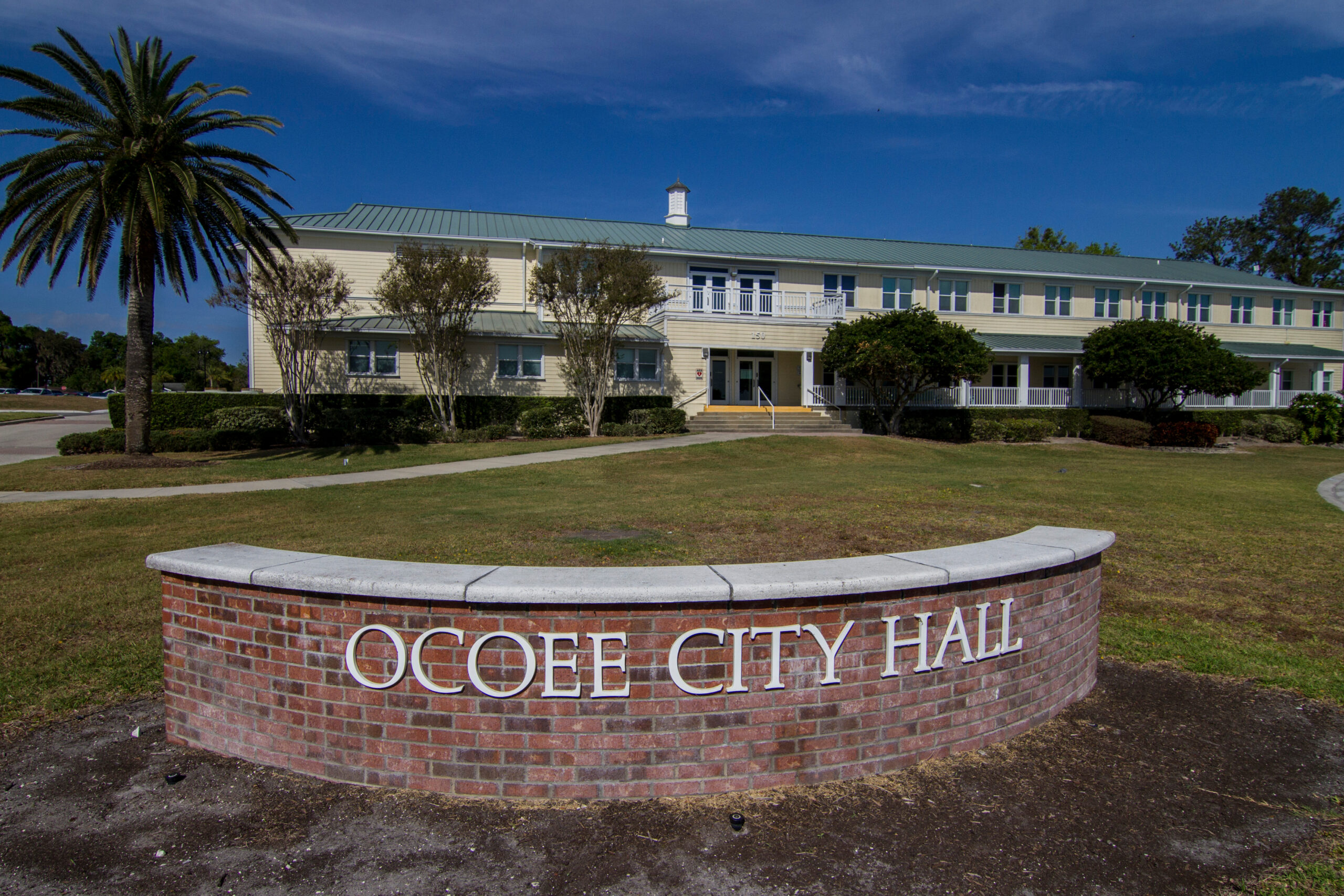 Ocoee, Florida City Hall brick sign